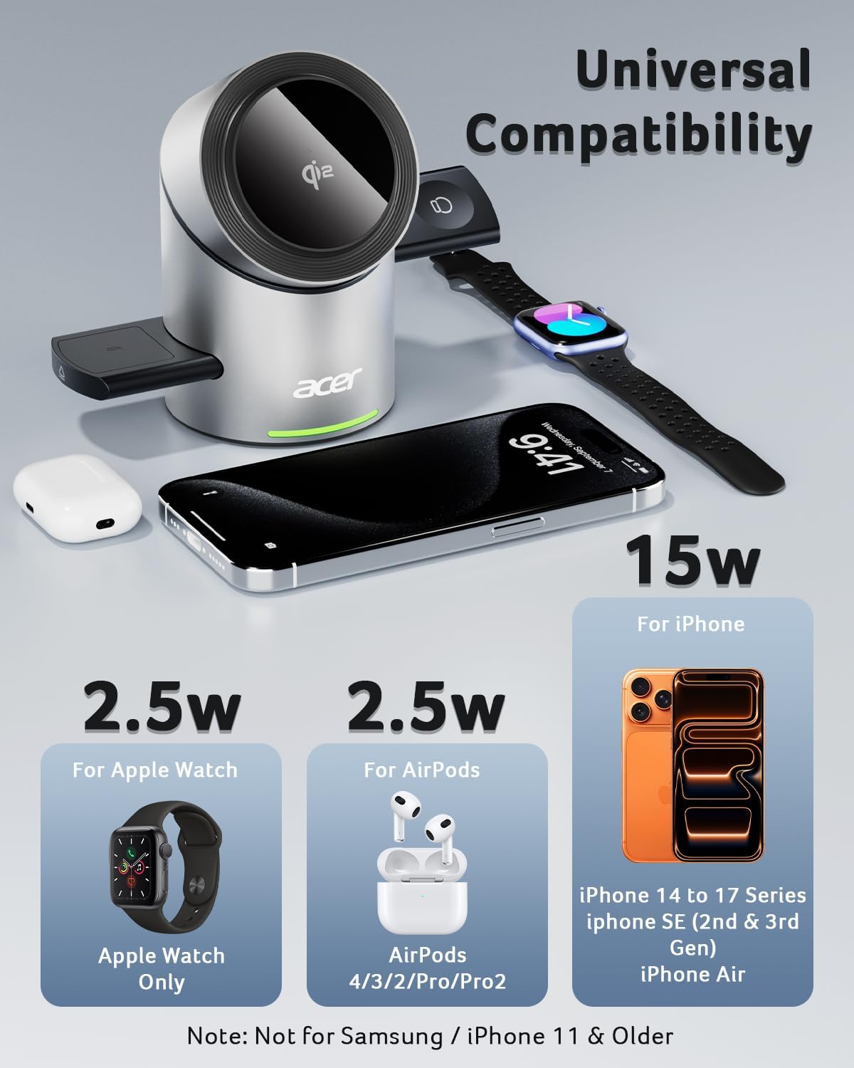 Acer 3-in-1 Charging Stand
